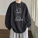 Cartoon Puppy Printed Long Sleeve T-shirt